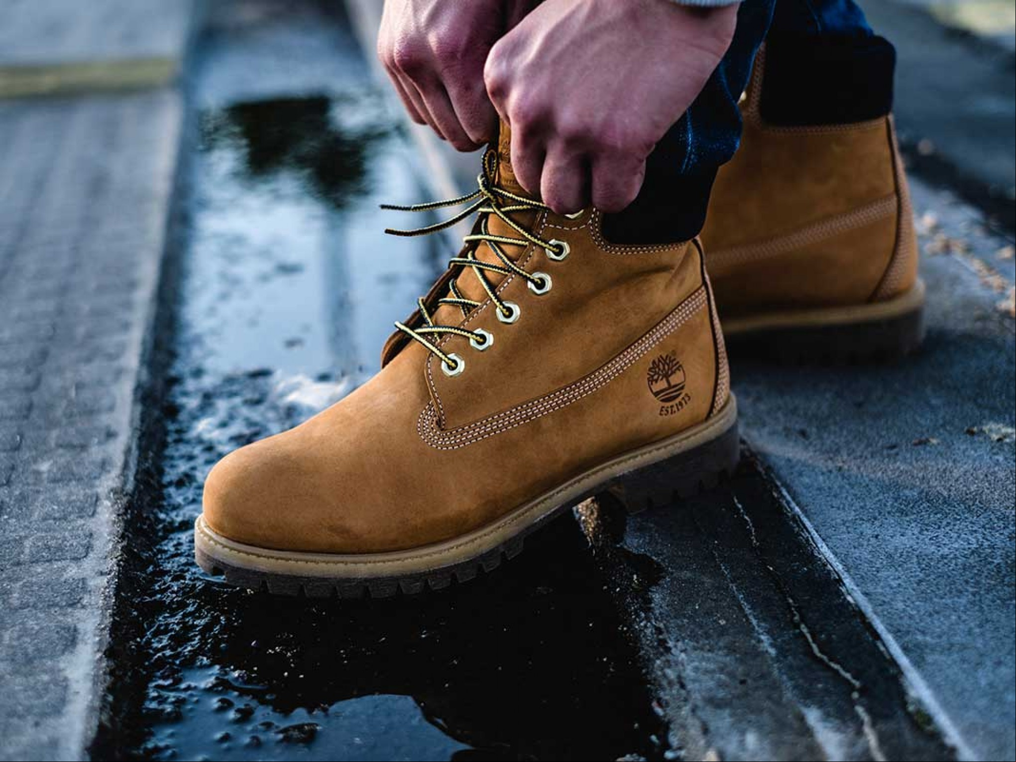 A icônica yellow boot da Timberland